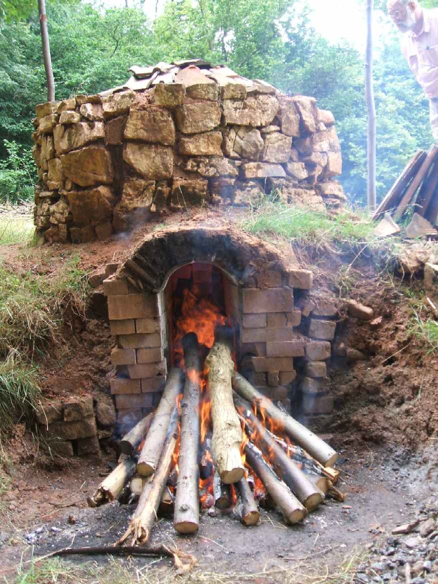 Early firing of the up-draught kiln