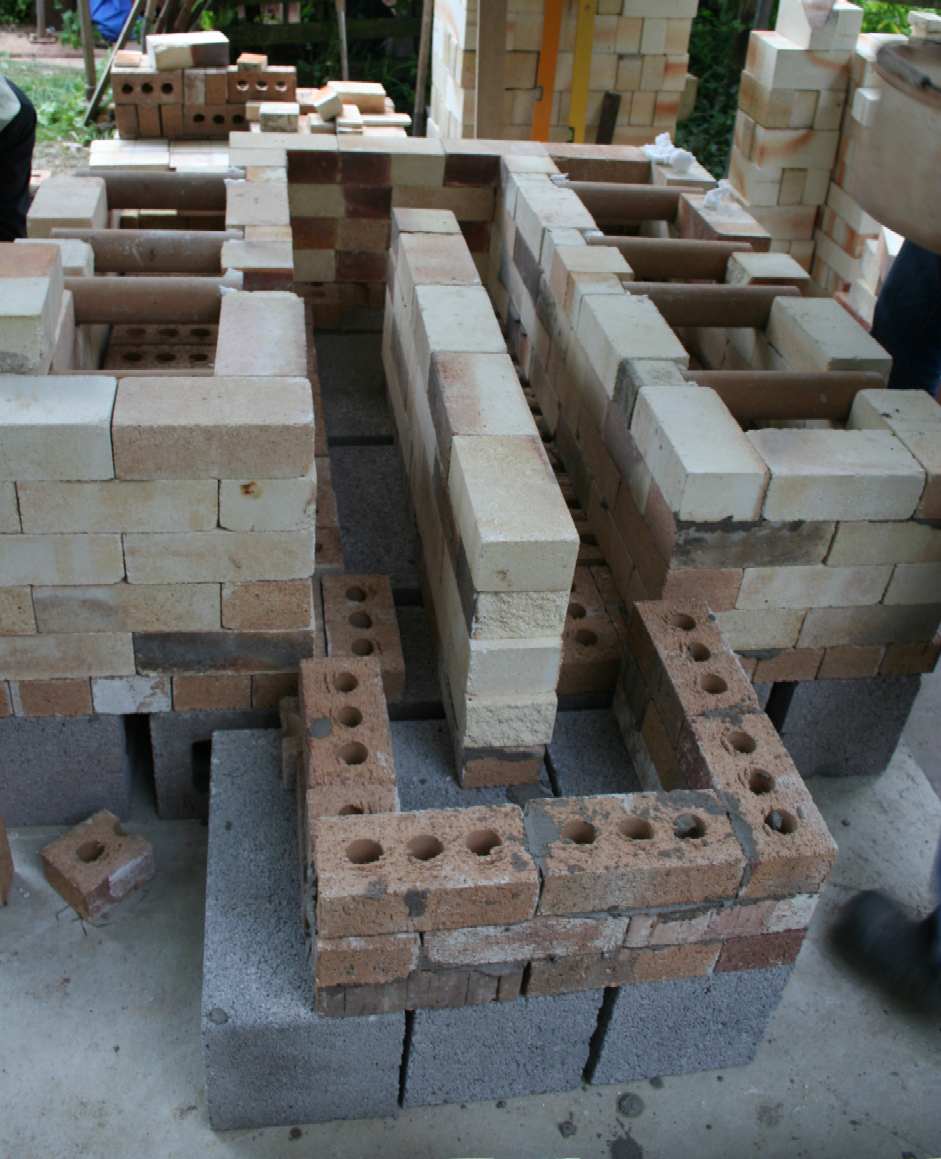 base of the chimney and firebars