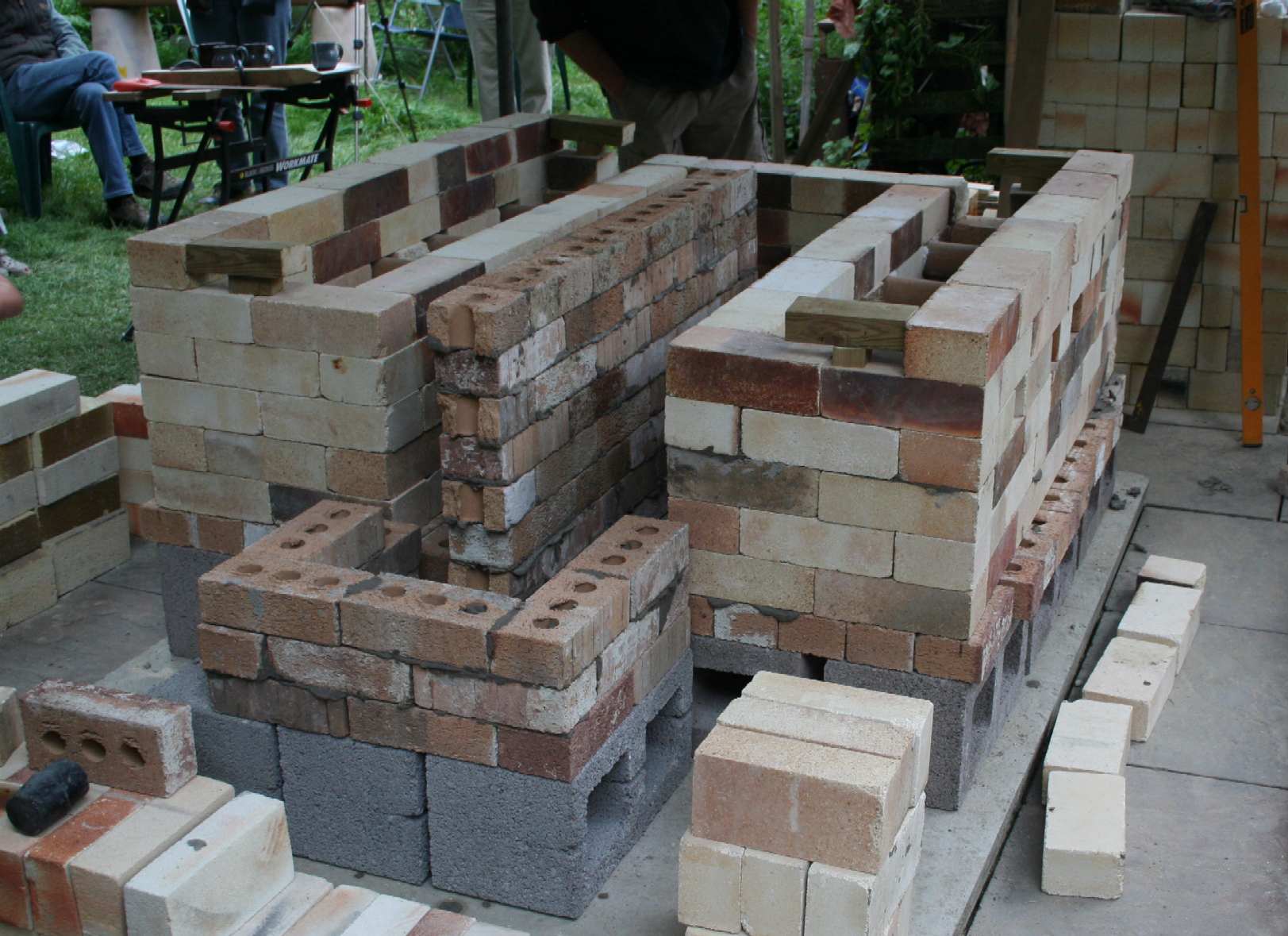 completed base of the kiln completed base of the kiln